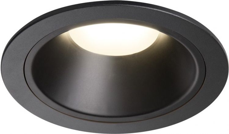 SLV NUMINOS, encastré de plafond intérieur, 55°, noir, LED, 4000K