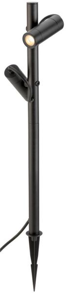 SLV HELIA SLIM Pole, double, LED Outdoor Stehleuchte, schwarz IP65 3000K