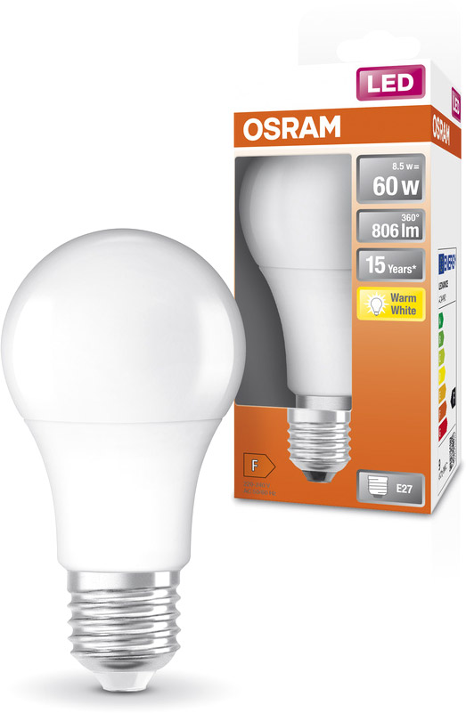 Osram LED Value Classic A 60 FR 8,5 W / 2700 K E27