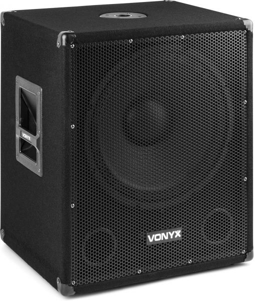 Vonyx SMWBA15MP3 Bi-AMP Subwoofer 15Zoll/600W & BT