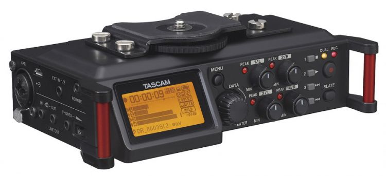 Tascam DR-70D 4-Kanal-Audiorecorder für DSLR-Kameras