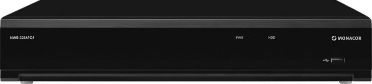 MONACOR NWR-3216POE PROJECT-Line-32-Kanal-Netzwerk-Videorecorder