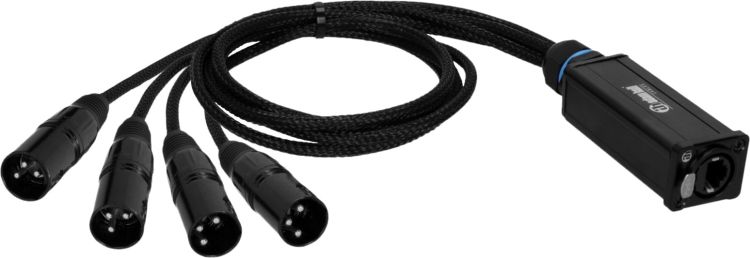 Adam Hall Cables 4 STAR CATBOX XM3 - Audio & DMX Adapter 3-Pol XLR Male x Cat.6a