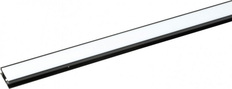 Artecta Profile Pro-Line 9 Profilé noir de 2 m pour bandes LED d’une largeur inférieure à 10 mm