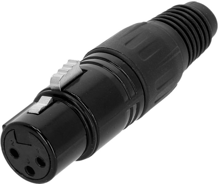 Adam Hall Connectors 4 STAR C XF3 BLK - XLR Stecker 3-Pol Female