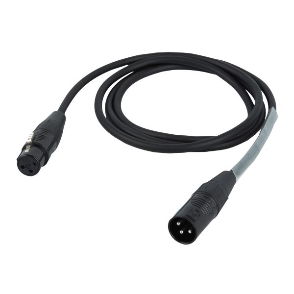 DAP-Audio FLR01 XLR M/F Mic/Line Kabel Rean RC3 Serie 1,5 m - versilbert