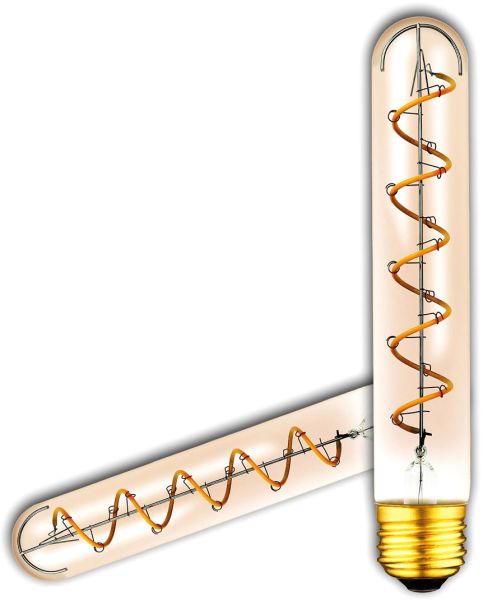 ISOLED E27 Vintage Line LED Spiralbulb, Amber, 4W 2200K