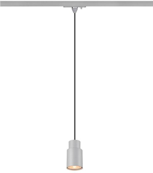 SLV PURI 2.0 Tube, 1~ Pendelleuchte, GU10, Pendellänge 200cm, 1x max. 6W, grau