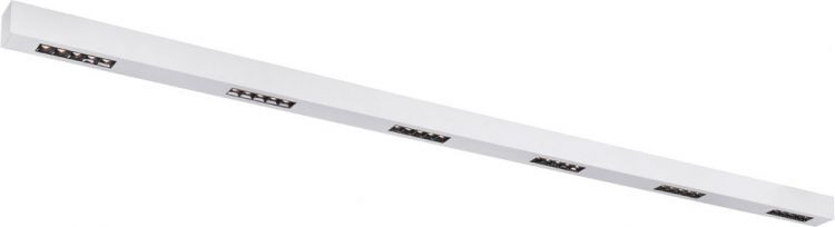 SLV Q-LINE CL, LED Indoor Deckenaufbauleuchte, 2m, BAP, silber, 3000K