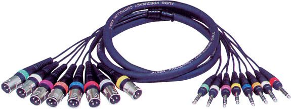 DAP FL68 - 8 XLR/M 3 p. > 8 Klinke stereo 6 m