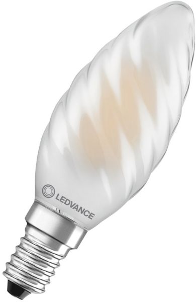 LEDVANCE LED CLASSIC BW DIM CRI90 S 3.4W 927 mattiert E14