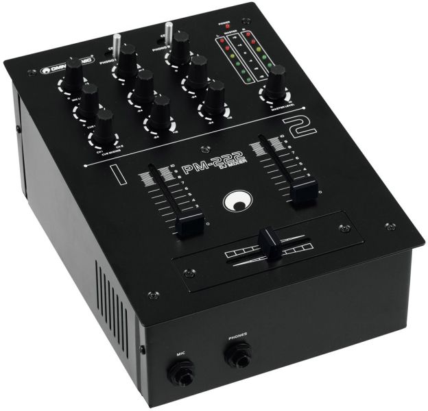 OMNITRONIC PM-222 2-Kanal-DJ-Mixer