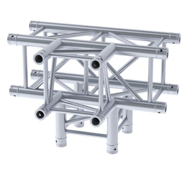 LITECRAFT TRUSS LT34 C40K 4-Weg T-Stück, 500 mm, inkl. Verbindersatz