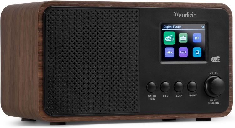 Audizio Avio DAB+ Radio Holz