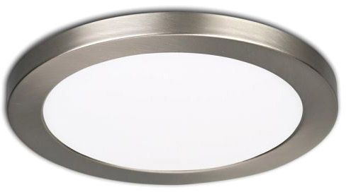 ISOLED LED Aufbau/Einbauleuchte Slim Flex, 12W, nickel gebürstet, ColorSwitch 3000K|3500K|4000K