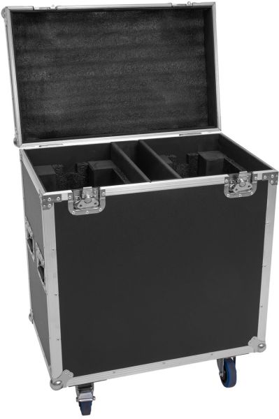 ROADINGER Flightcase 2x TMH-S400 mit Rollen