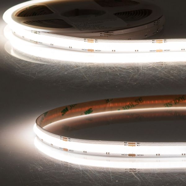 ISOLED LED COB927/965 Linear Flexband, 24V, 7W+7W, IP20, weißdynamisch, 640 LED/m