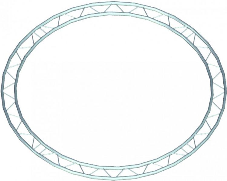 ALUTRUSS BILOCK Vollkreis d=2m (innen) horiz.4tlg.