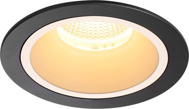 SLV NUMINOS® DL L, Indoor LED Deckeneinbauleuchte schwarz/weiß 3000K 55°