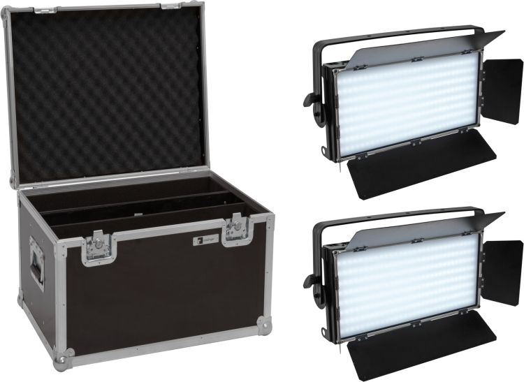 EUROLITE Set 2x LED PLL-480 QCL Panel + Case