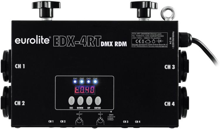 EUROLITE EDX-4RT DMX RDM Truss Dimmerpack