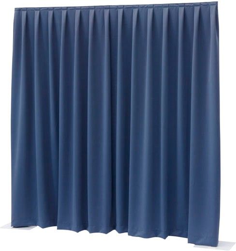 Showtec P&D curtain - Dimout - Gefaltet, 300 (B) x 300 (H) cm, 260 g/m2