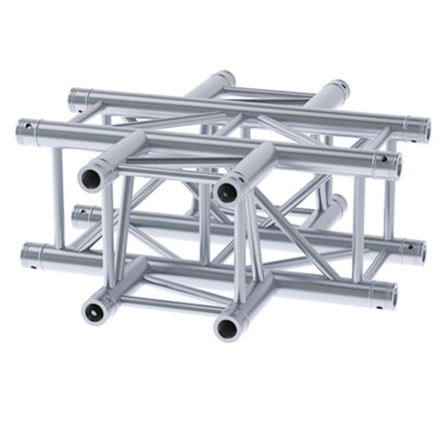 LITECRAFT TRUSS LT34 C41K 4-Weg Kreuz-Stück, 500 x 500 mm, inkl. Verbindersatz