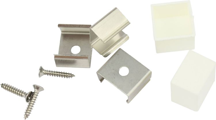 ISOLED Montageclip Set für NeonPro 1615 IP68 Aluminium (3er Set)