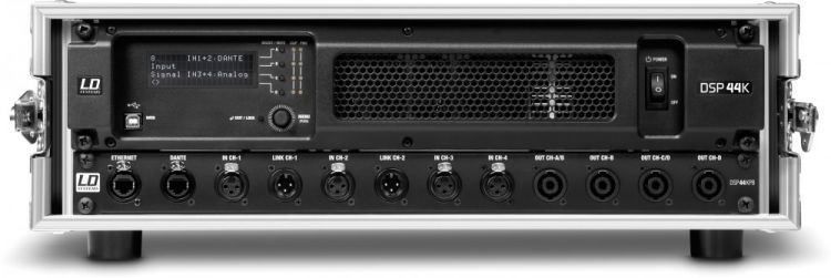 LD Systems DSP 44 K RACK 4-Kanal Dante DSP-Endstufe und Patchbay im 19&qu