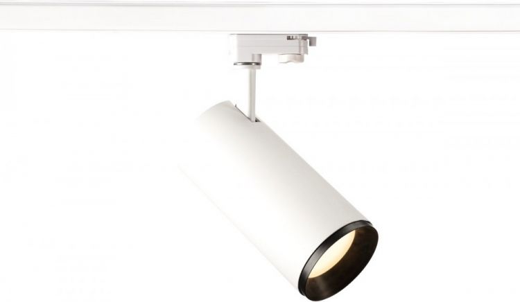 SLV NUMINOS, spot pour rail 3 allumages, intérieur, 24°, blanc/noir, LED, 28W, 3000K, variable