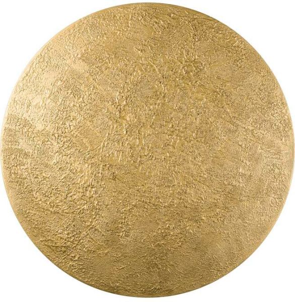 SLV MANA 60 Leuchtenschirm, rund, moon structure, H: 4.2 cm, gold -B-Stock-