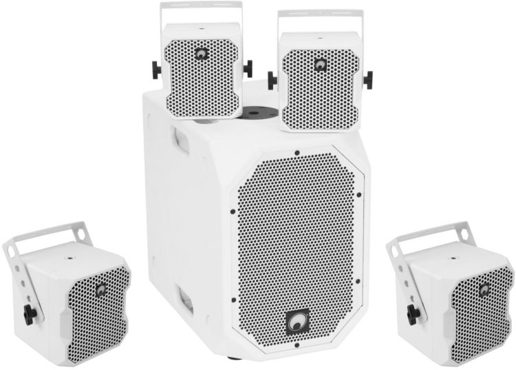 OMNITRONIC Set BOB-10A ws + 4x BOB-4 ws