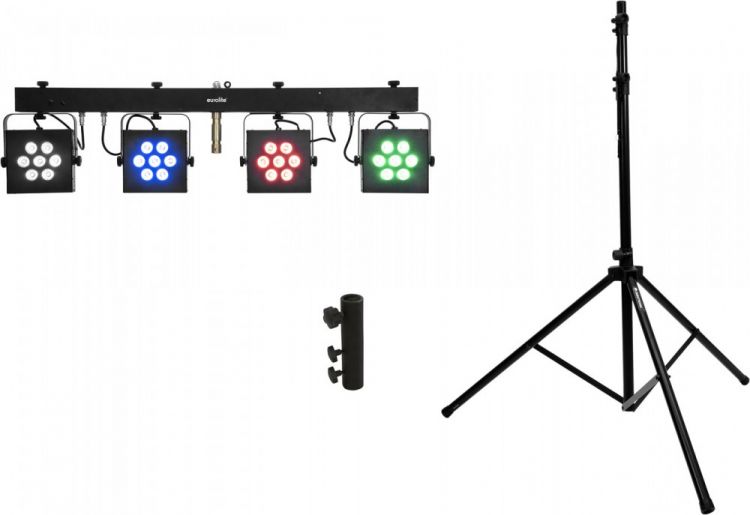 EUROLITE Set LED KLS-3002 + M-4 Boxenhochständer