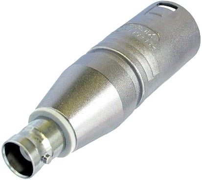 Neutrik NA 2 MBNC Adapter XLR male auf BNC female