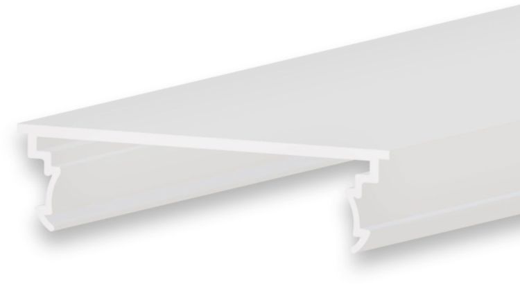 ISOLED Abdeckung COVER62 opal+ für Profil LAMP40, 200cm