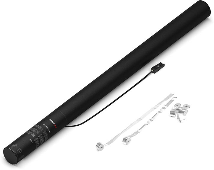 Magic FX Elektrische Streamerkanone PRO 80cm - Weiß Metallic