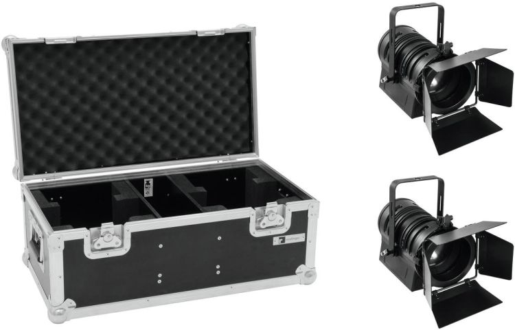 EUROLITE Set 2x LED THA-40PC sw + Case