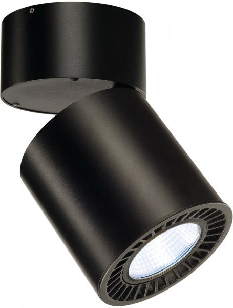 SLV SUPROS Deckenleuchte, LED, 4000K, schwarz, 4000lm, 33,5W