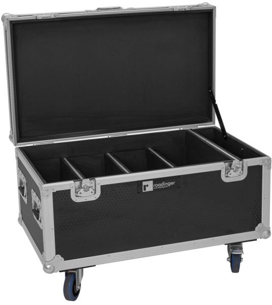 ROADINGER Flightcase 4x Multiflood IP 8x10W RGBW Wash