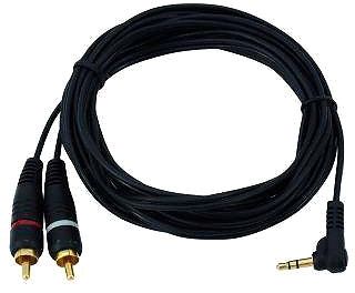 Câble adaptateur XLR(F) / prise jack mono 2 m noir - omnitronic