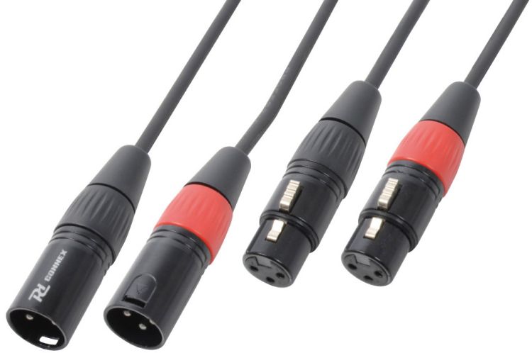 PD-Connex CX60-12 Kabel 2xXLR Stecker-2xXLR Buchse 12m