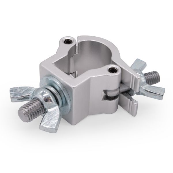 Riggatec Halbschelle - Halfcoupler klein silber bis 25 kg (25 mm)