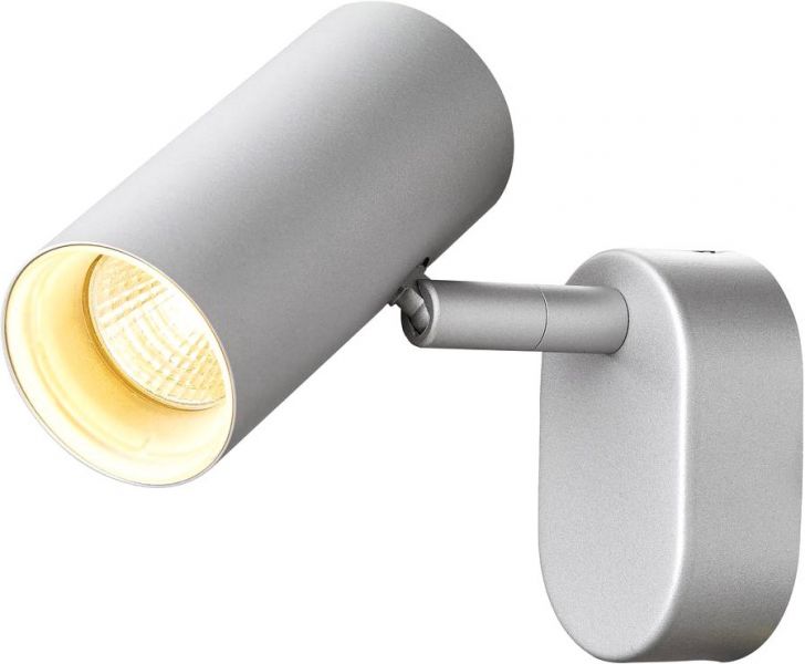 SLV NOBLO I, Indoor LED Deckenaufbauleuchte 2700K grau