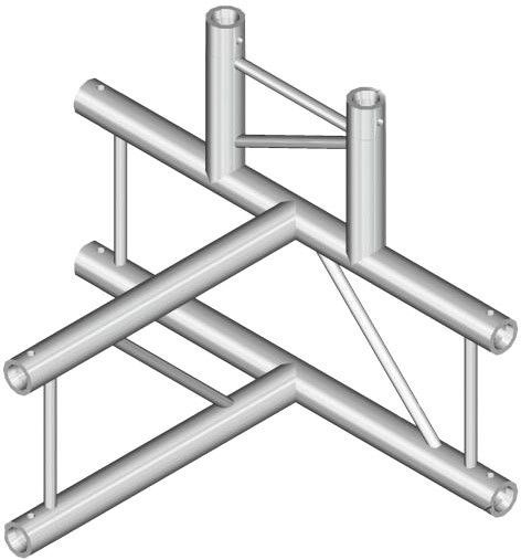 ALUTRUSS BILOCK E-GL22 T42-H 4-Wege-Ecke 90°