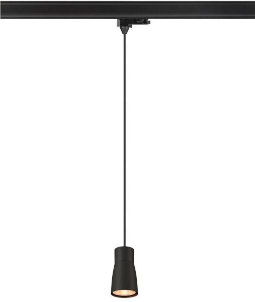 SLV PURI 2.0 Dome, 3~ Pendelleuchte, GU10, Pendellänge 200cm, 1x max. 6W, schwarz