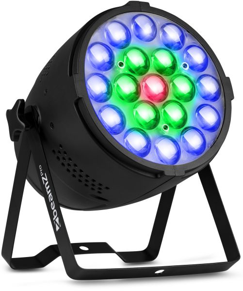 beamZ Pro BAC552Z Aluminium PRO PAR Zoom RGBW LEDs