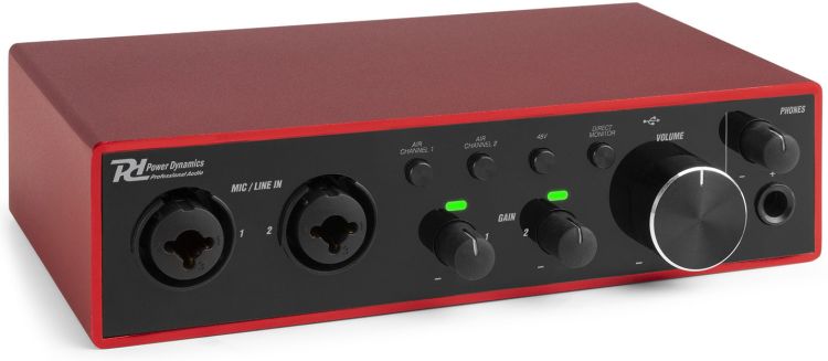 Power Dynamics PDX22 USB-Audio-Interface-Kombination