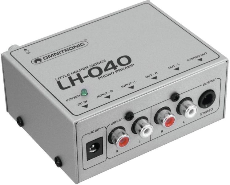 OMNITRONIC LH-040 Phono-Vorverstärker