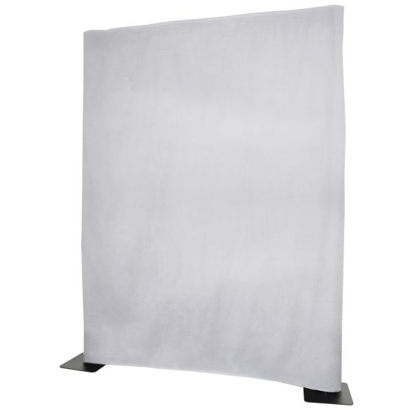 Wentex P&D Molton Vorhang glänzend 7.67 oz/yd² Weiß - 9' x 4' (B x H) - ungefaltet