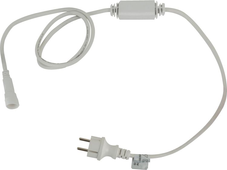 Showtec Power Cable for LED String / Icicle Weiß - Schuko-Stecker